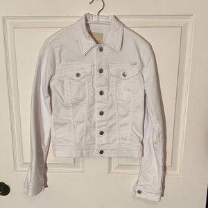 AG White Denim Jacket